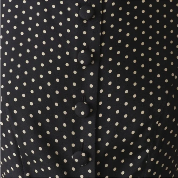 Doen Monette Dress Hepburn Polka Dot XS